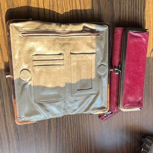 Set of TWO HOBO WALLETS